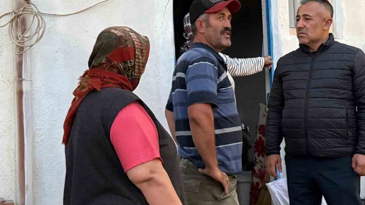 AK Parti heyeti yangın bölgesinde