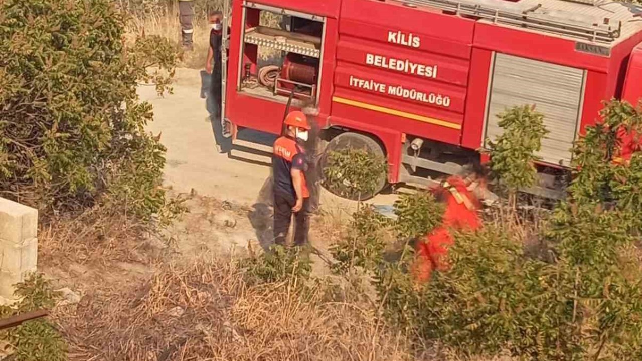 Kilis İtfaiyesinden Hatay’daki yangın söndürme çalışmalarına destek