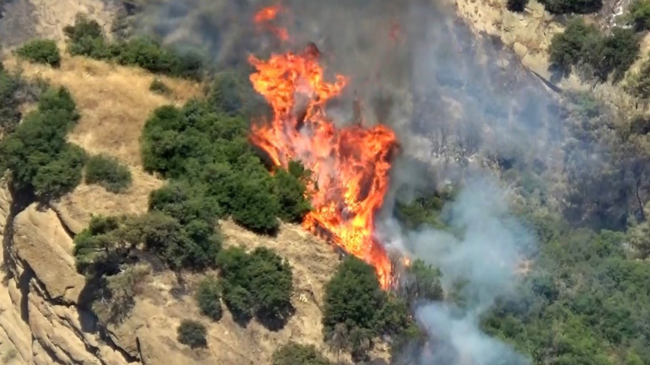 Ahmetli’deki orman yangını kontrol altına alınmaya çalışılıyor