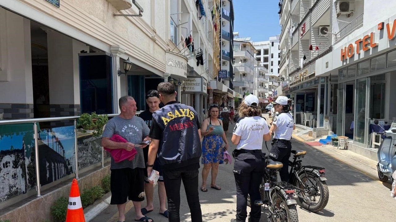 Mersin’de turizm bölgelerinde asayiş denetimi