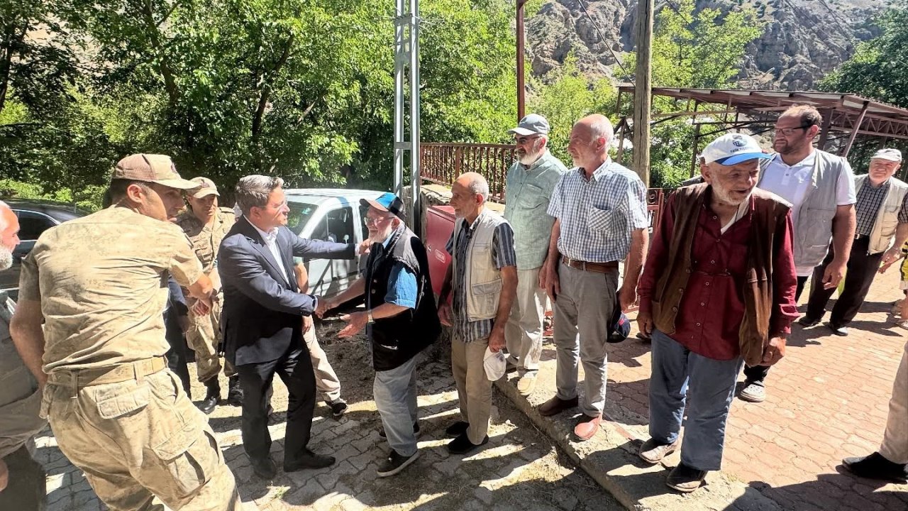 Kaymakam Arıkan ilk ziyaretini 33 vatandaşın şehit edildiği Başbağlar köyüne gerçekleştirdi