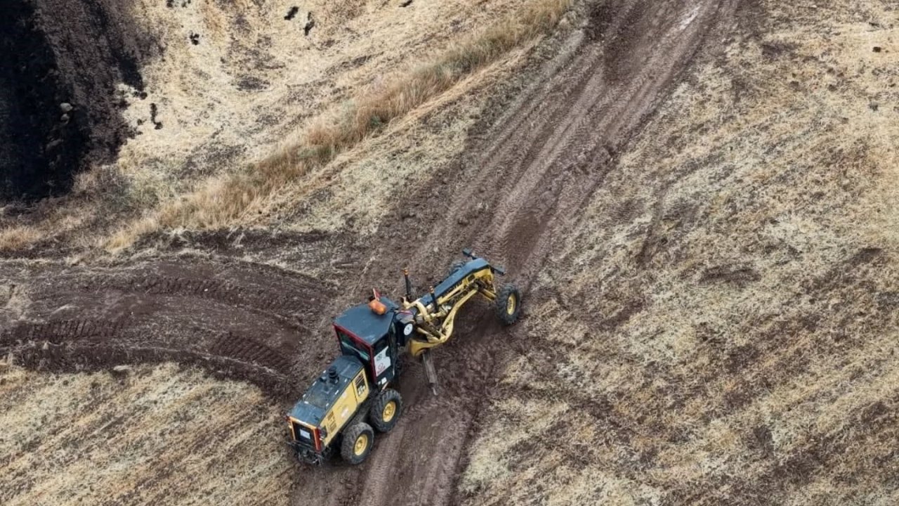 İl Özel İdaresi yangın bölgesinde