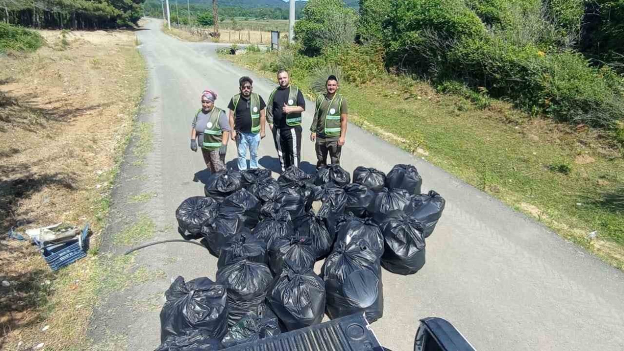 Sarıkum Tabiatı Koruma Alanı’nda temizlik seferberliği