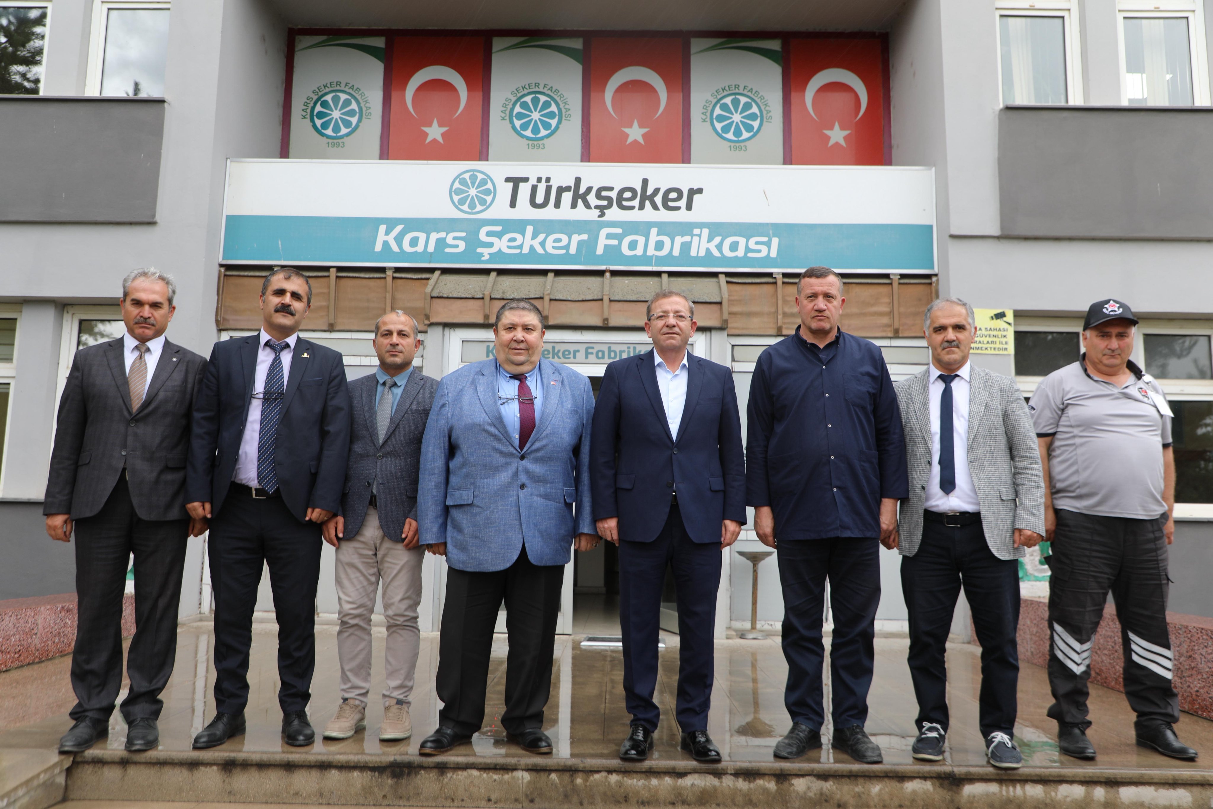 Kars Şeker Fabrikası Müdürü Doğan’a Hayırlı Olsun Ziyareti