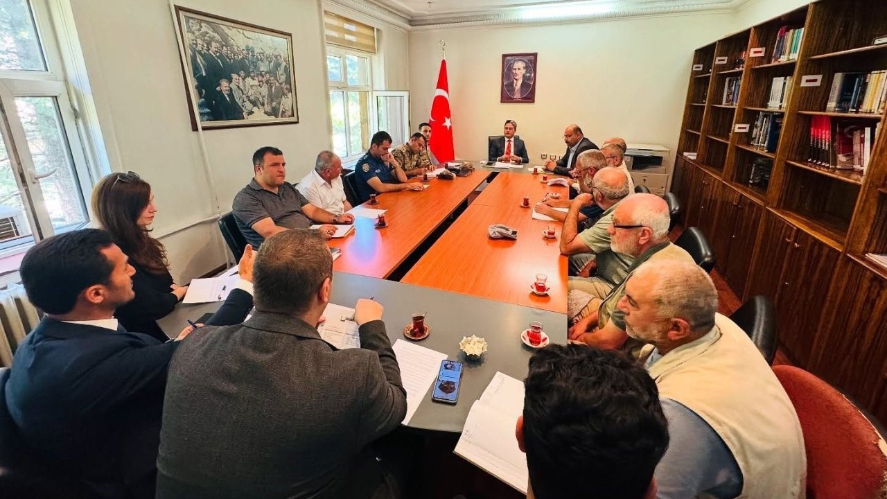 Başbağlar Şehitlerini Anma Programı için güvenlik toplantısı düzenlendi