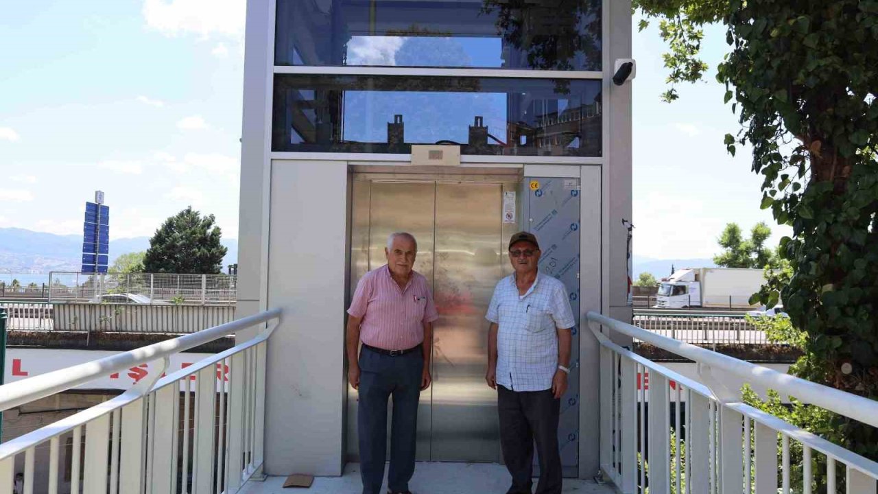 İzmit Tren Garı’ndaki asansör hizmete alındı