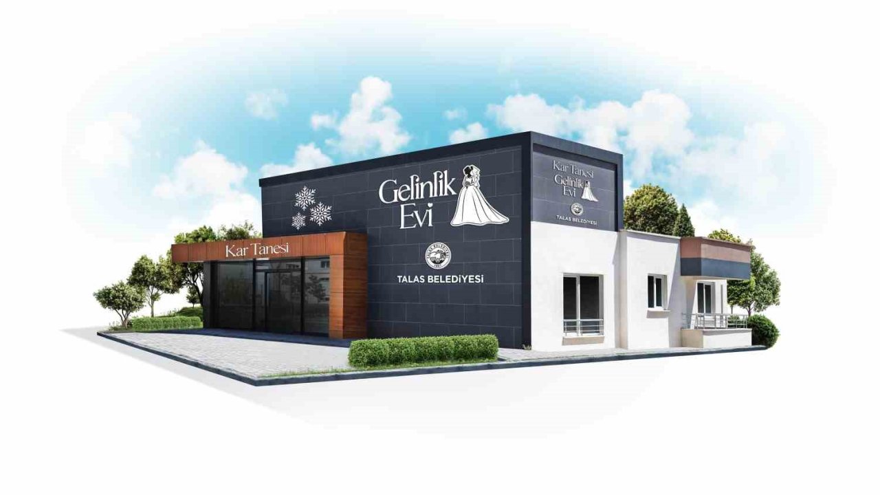 Talas’tan aile yılına önemli katkı: Kar Tanesi Gelinlik Evi