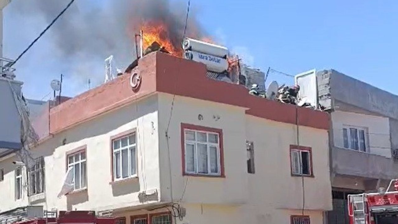 Nizip’te odunluk yangını paniğe neden oldu