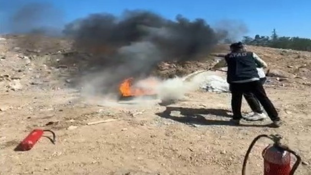 Anadolu Üniversitesi’nden yangın tatbikatı