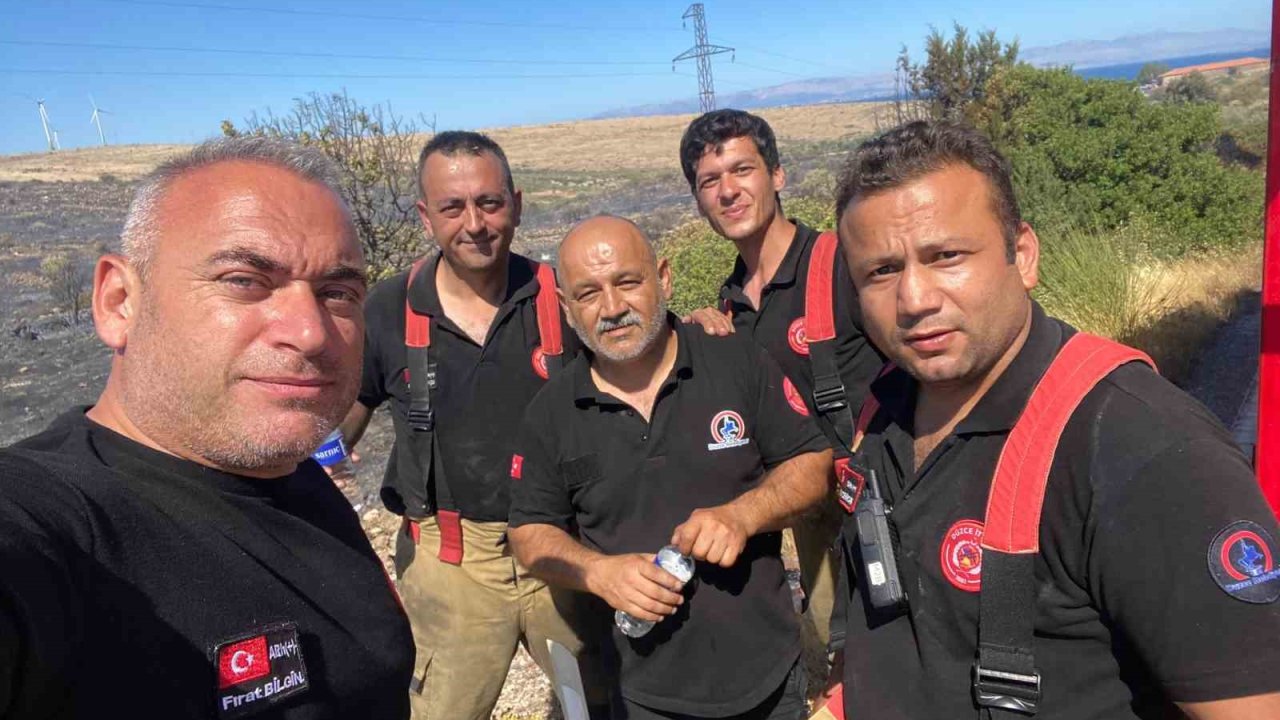 Düzceli ateş savaşçıları Seferihisar’dan Çeşme’ye