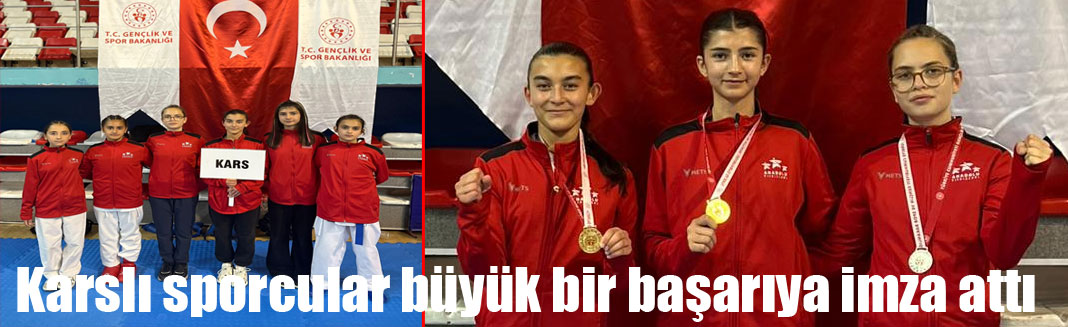 Karslı sporcular büyük bir başarıya imza attı.