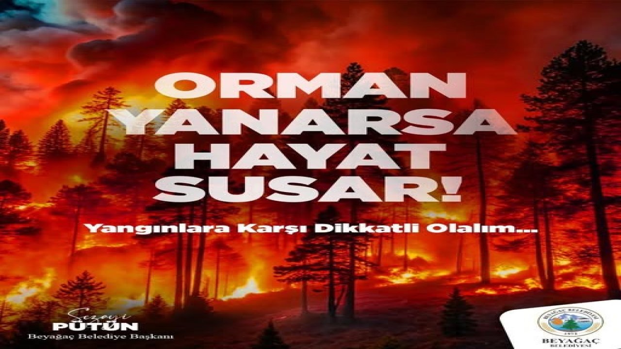 Başkan Pütün; "Orman yanarsa, hayat susar"