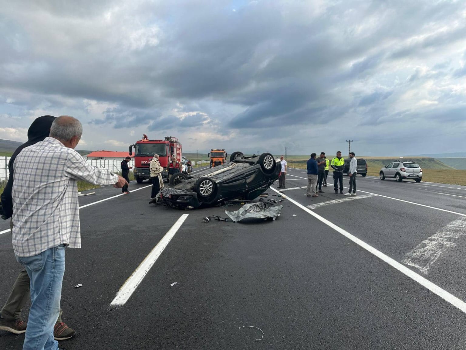 Kars'ta trafik kazası
