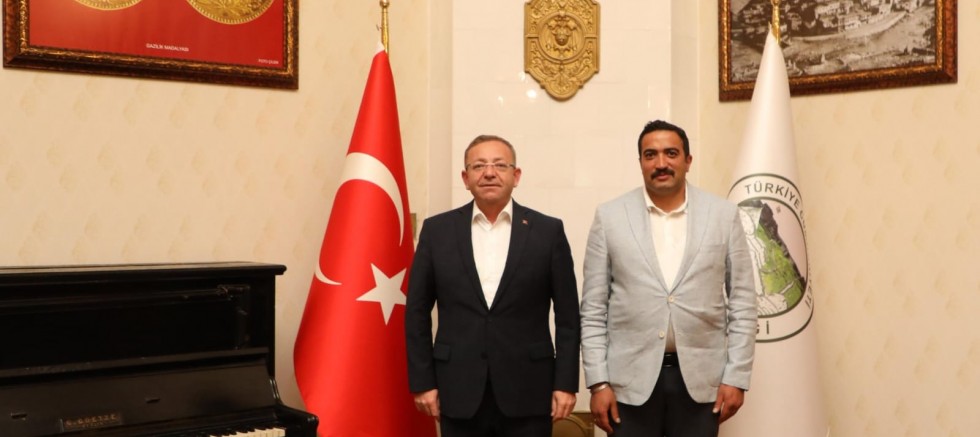 Vali Polat, Sarıkamış Belediye Başkanı Serdar Kılıç’ı Kabul Etti