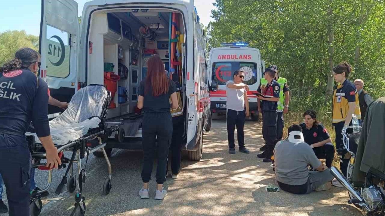 Pazaryeri’nde motosiklet kazası: 1 yaralı