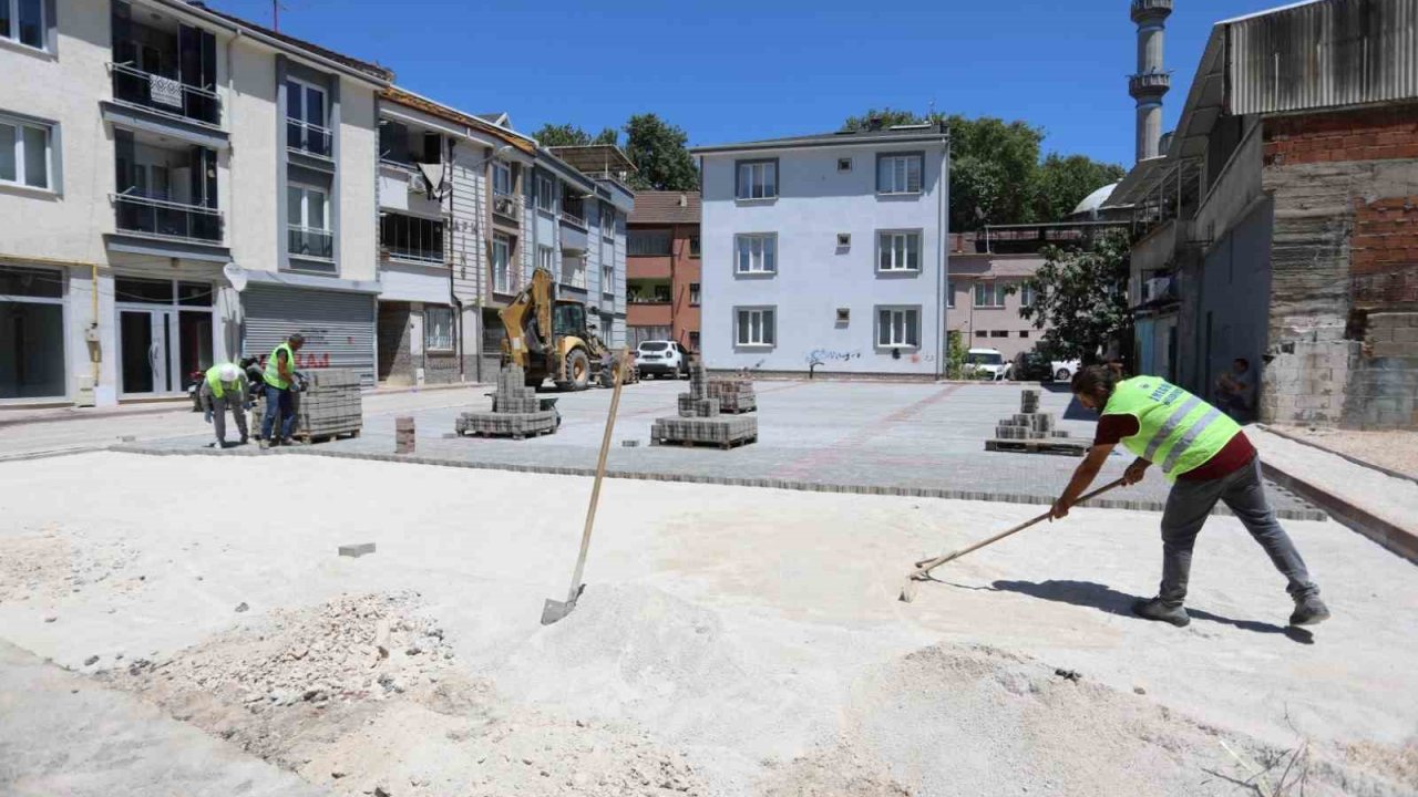 İnegöl’de kamulaştırılan alanlar otoparka dönüşüyor