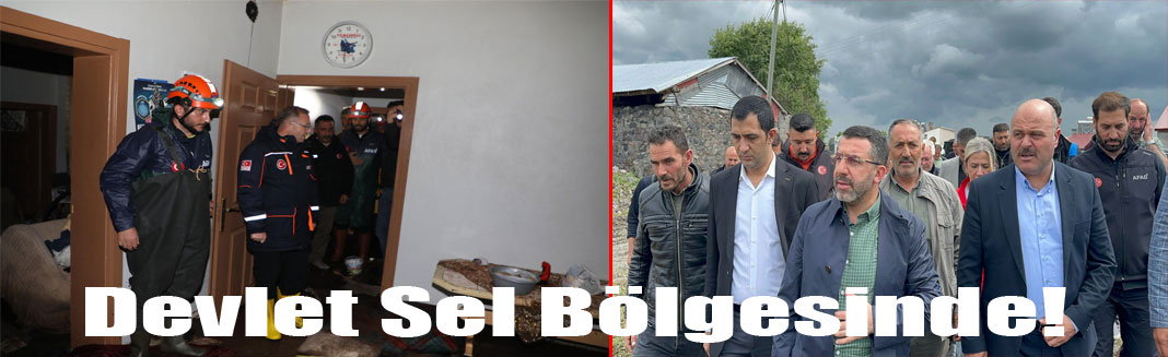 Selim Kekeç Köyü’nde Sel Mağdurlarına Geçmiş Olsun Ziyareti