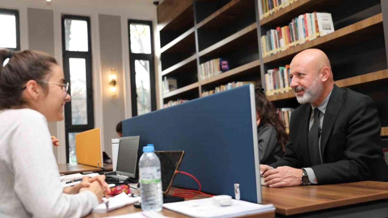 Başkan Çolakbayrakdar’a Sinan Kütüphanesi teşekkürü