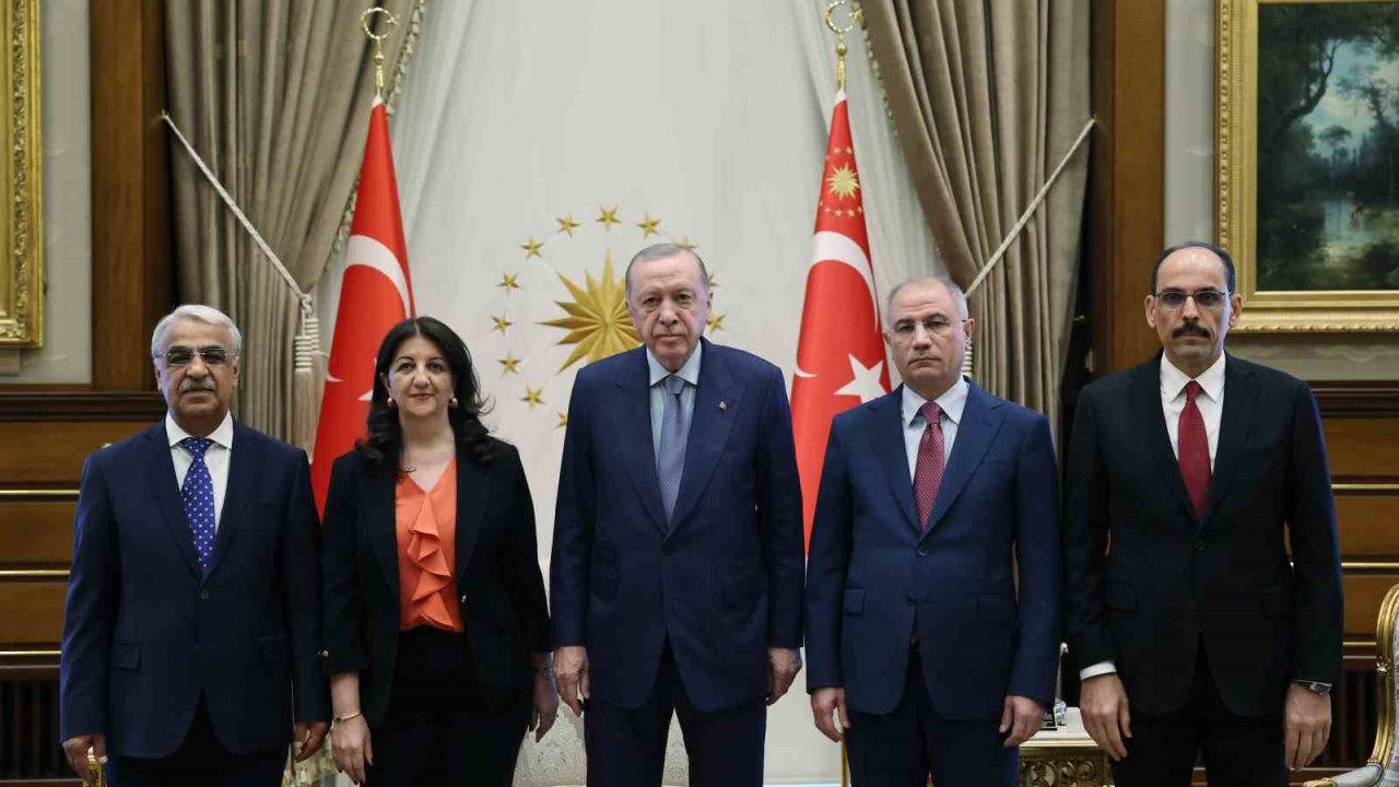 Cumhurbaşkanı Erdoğan, DEM Heyetini kabul etti