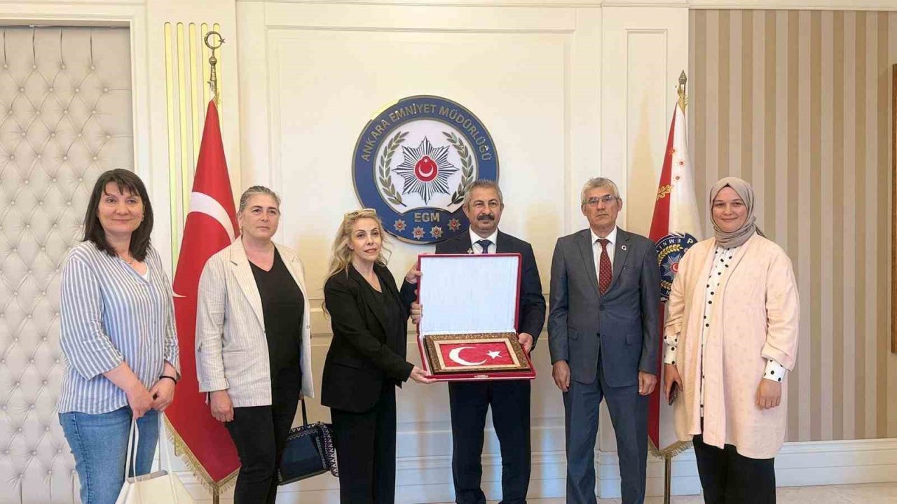 Muhabirler Derneği’nden Ankara İl Emniyet Müdürü Engin Dinç’e Ziyaret