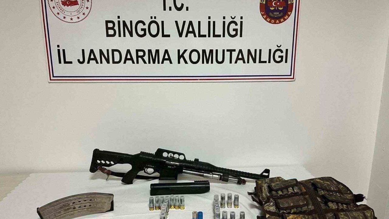 Bingöl’de 2 adet tüfek ele geçirildi