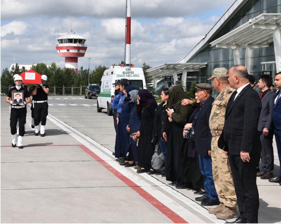 Polis Memuru için Kars’ta Tören düzenlendi