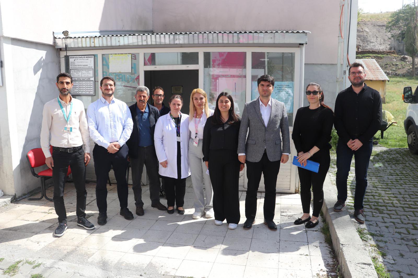 Sağlık Müdürü Aydın’dan Akyaka ve Digor’a Ziyaret