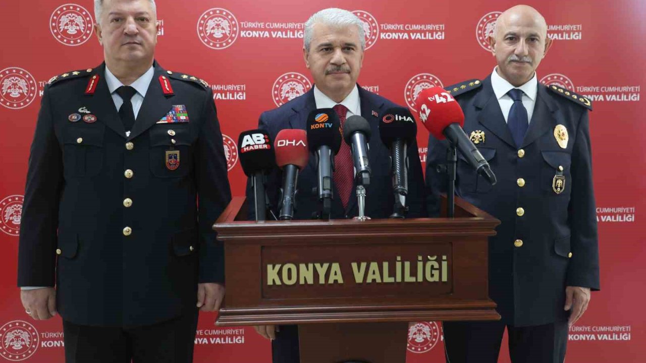 Konya’da huzur ve güven ortamının muhafazasına yönelik çalışmalar sürüyor