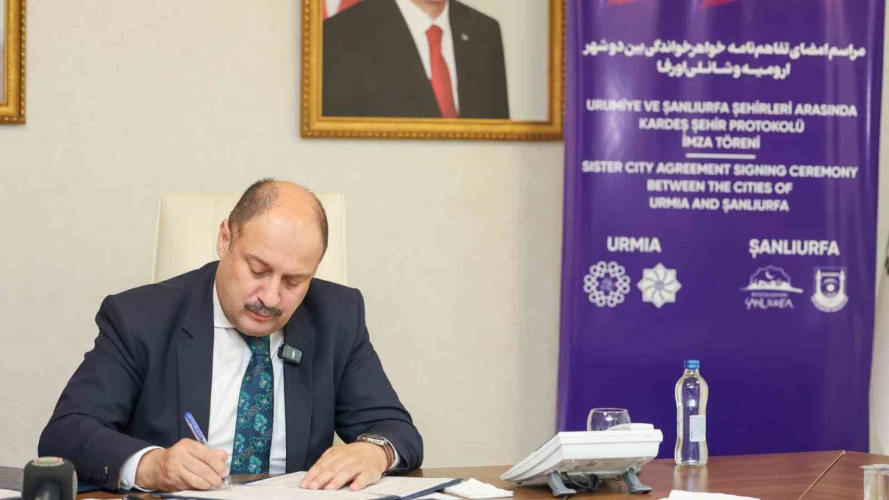 Şanlıurfa ile İran’ın Urumiye kenti ‘kardeş şehir’ oldu