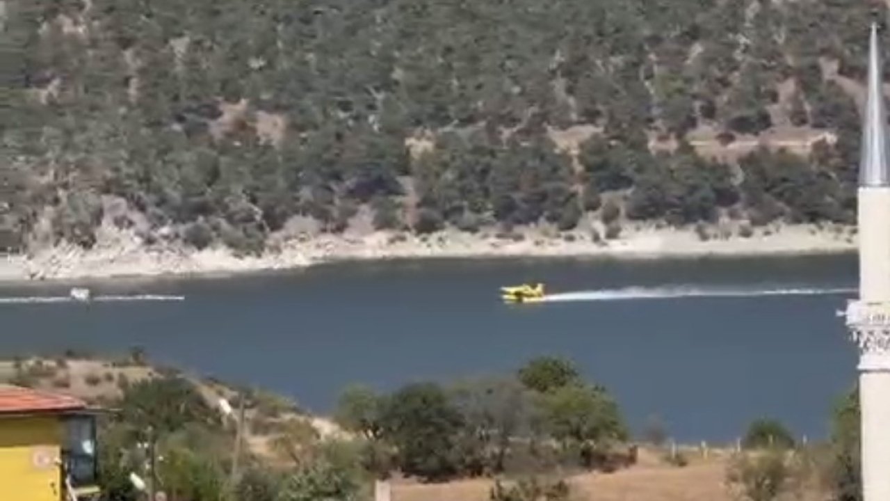 Sındırgı’da orman yangını