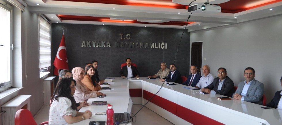 Akyaka'da Kurum Amirleri Toplantısı yapıldı
