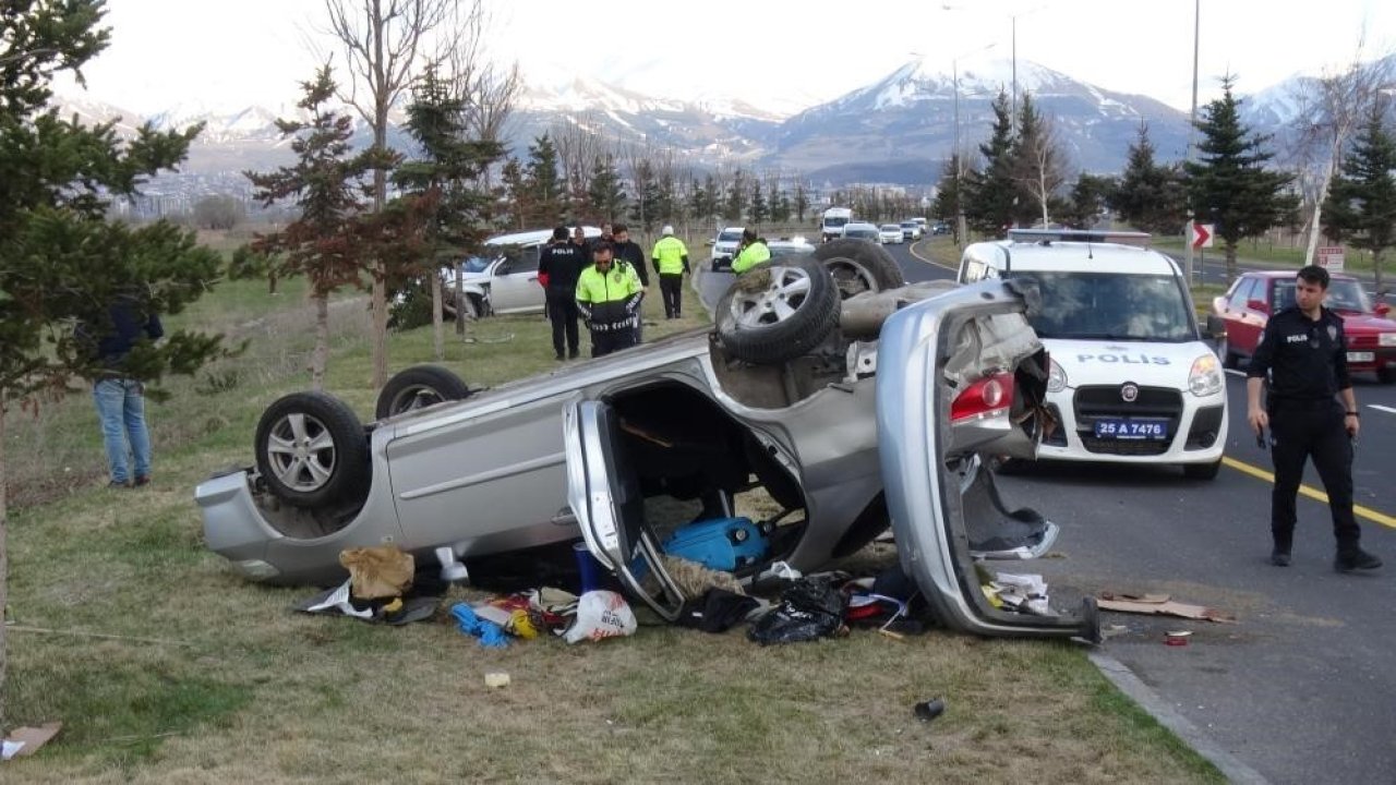 Erzurum kent merkezinde 6 aylık trafik kazası bilançosu