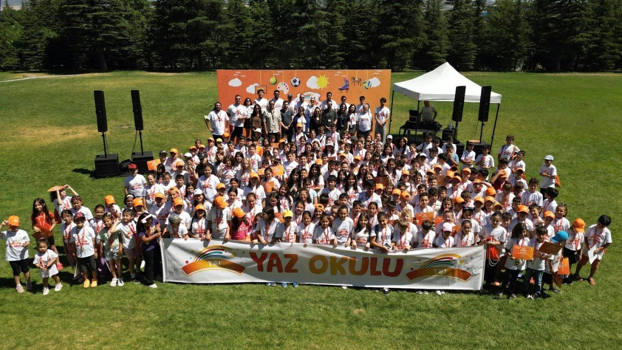 TEI Yaz Okulu’nda minikler hem öğrendi hem eğlendi