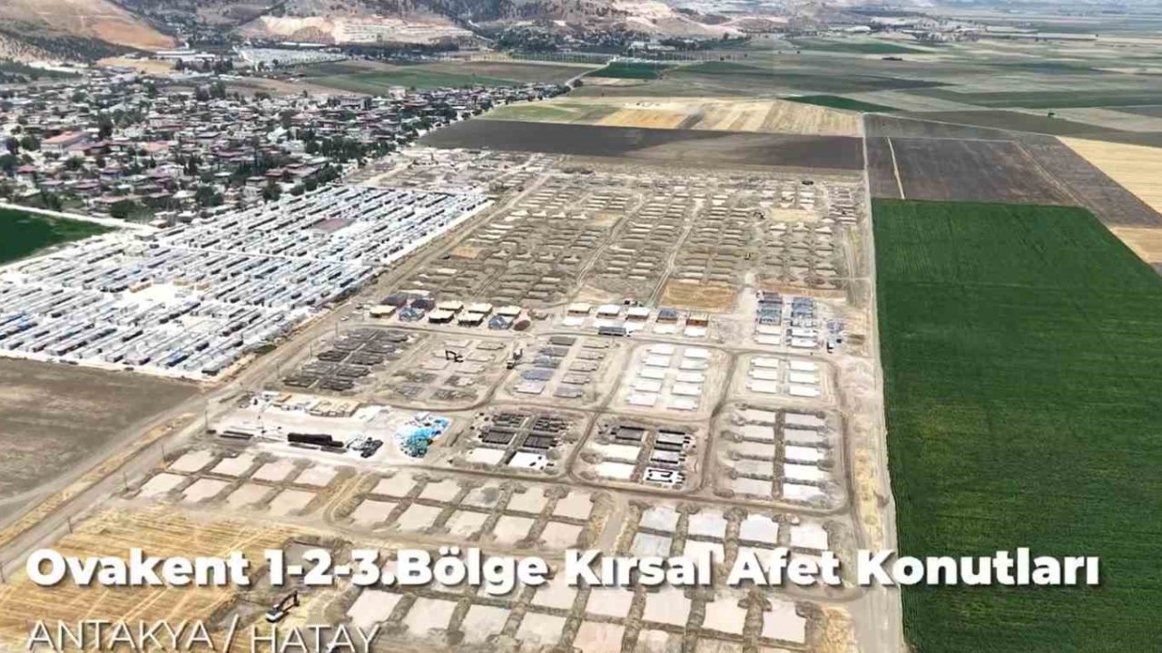 Ovakent’te 607 kırsal afet konutu yükseliyor