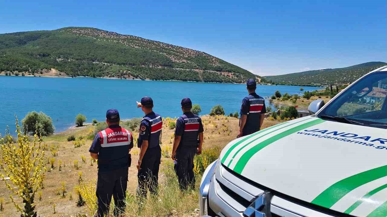 Jandarma ekipleri Çayıralan’da baraj denetimi yaptı