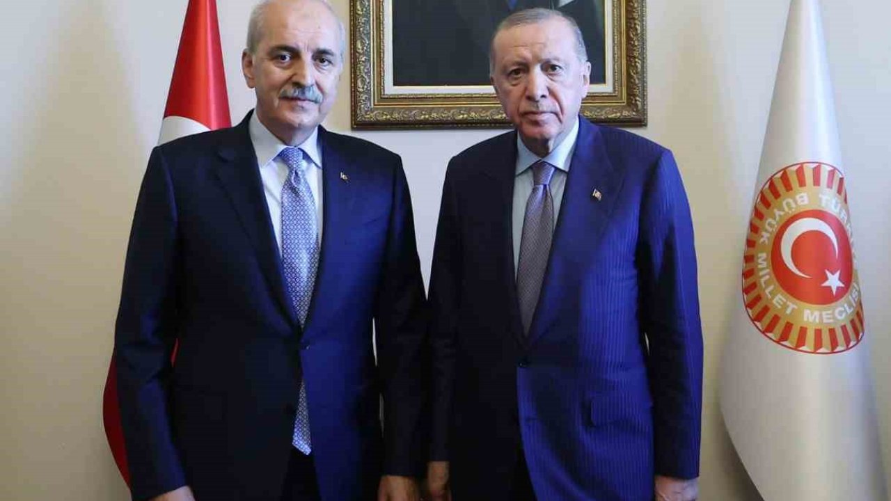 Cumhurbaşkanı Erdoğan’dan Numan Kurtulmuş’a ziyaret