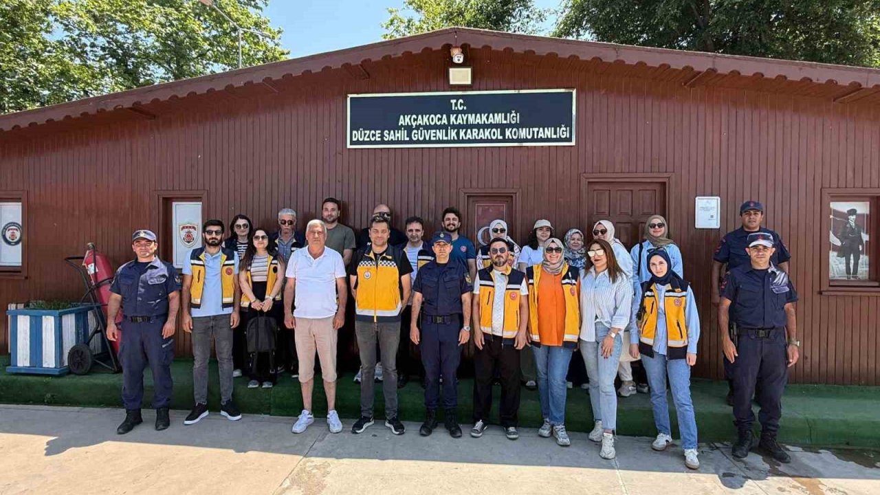 Denizden tıbbi tahliye eğitimi verildi