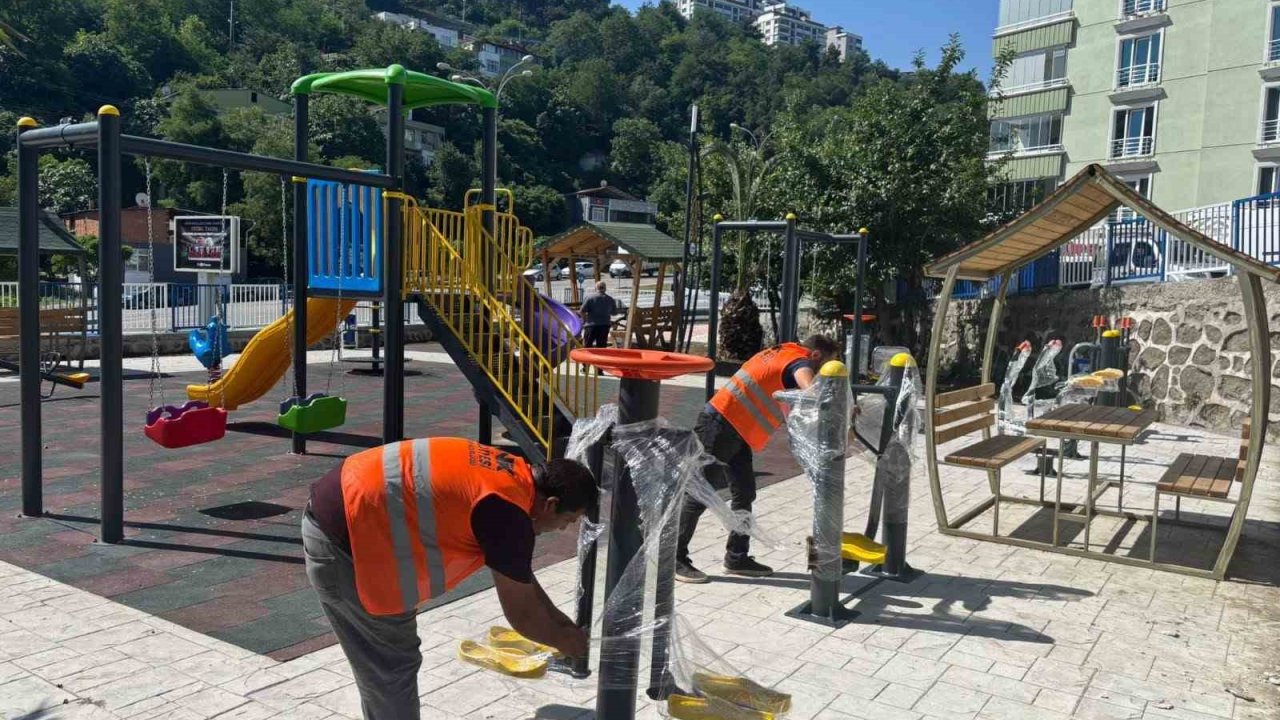 Canik’te 77. park hizmete sunuldu