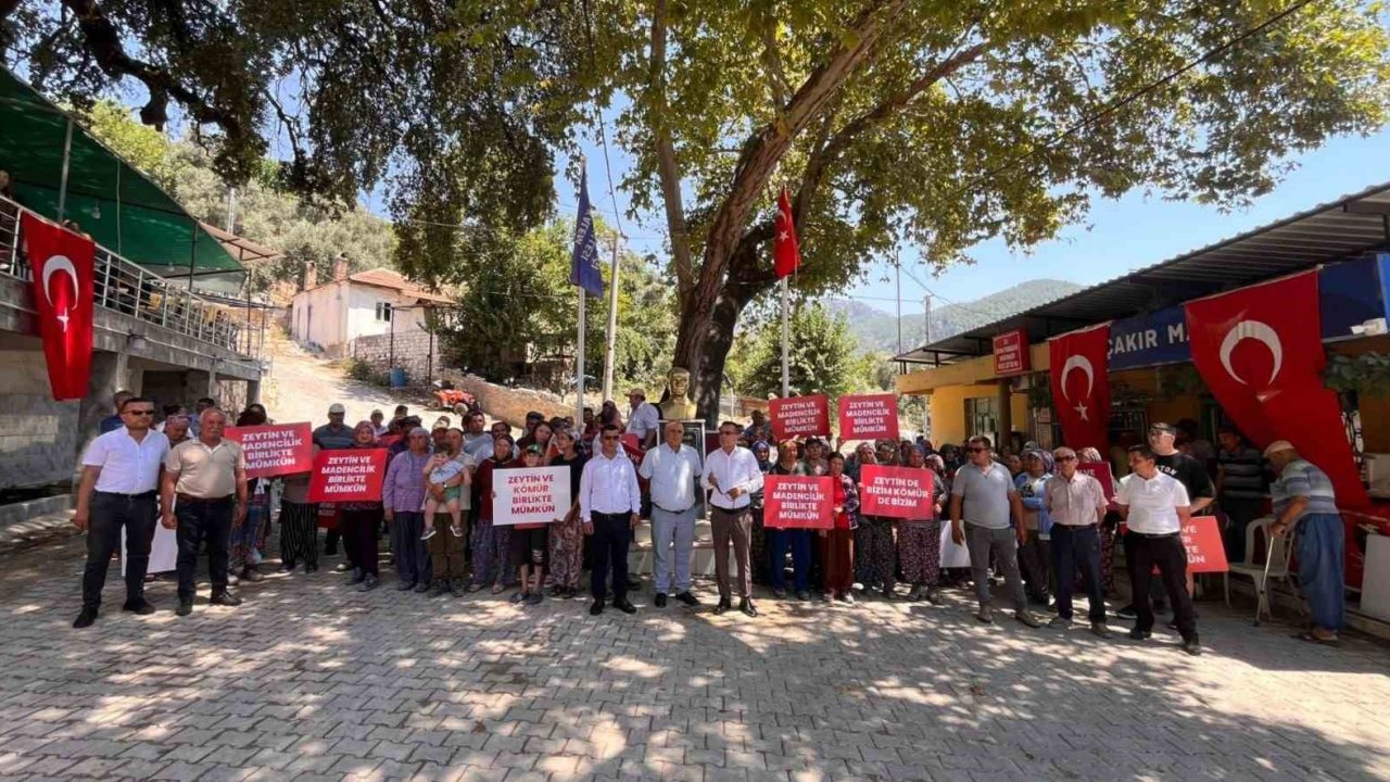 Köylüler Milas’tan seslendi: "Zeytin ve maden birlikte 40 yıldır mümkündü, şimdi de mümkün"