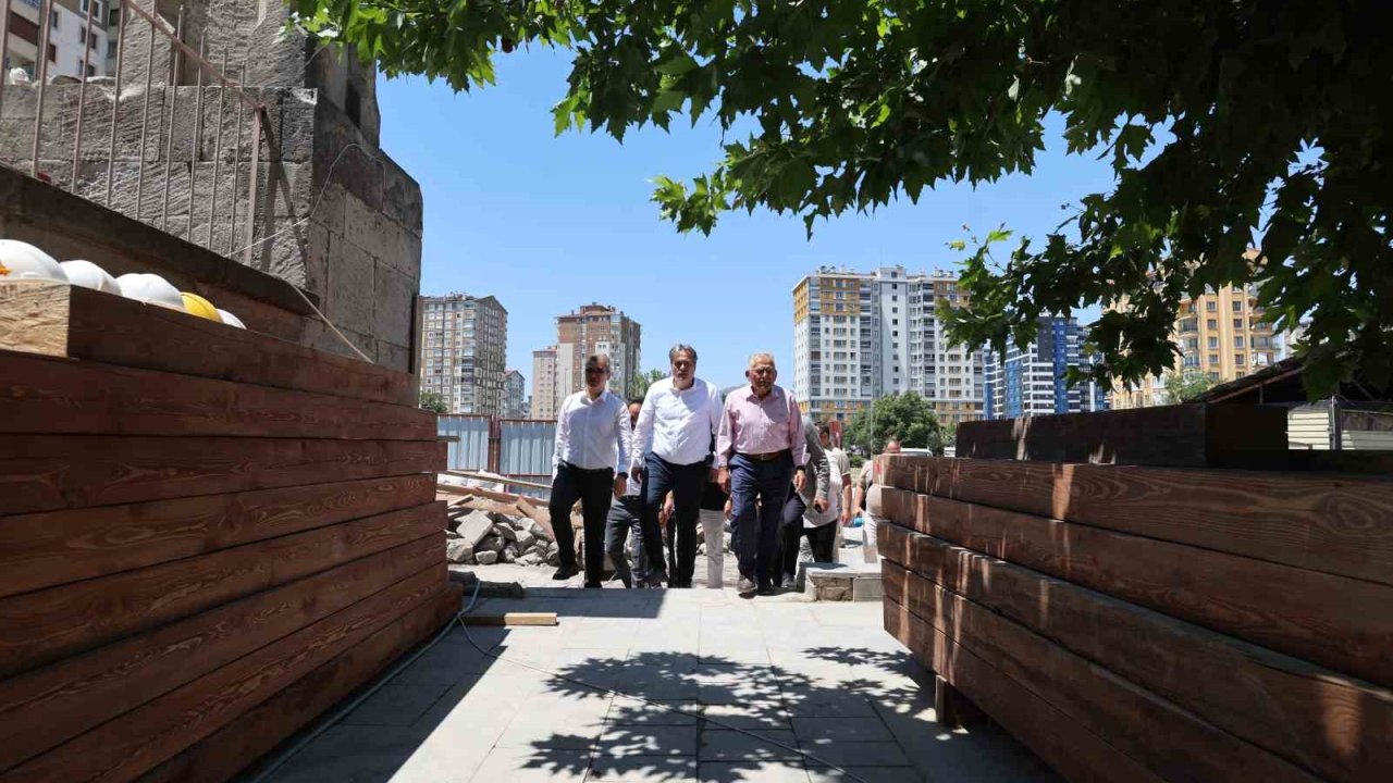 Başkan Büyükkılıç’tan Tasmakıran Camii restorasyon çalışmalarına yakın takip