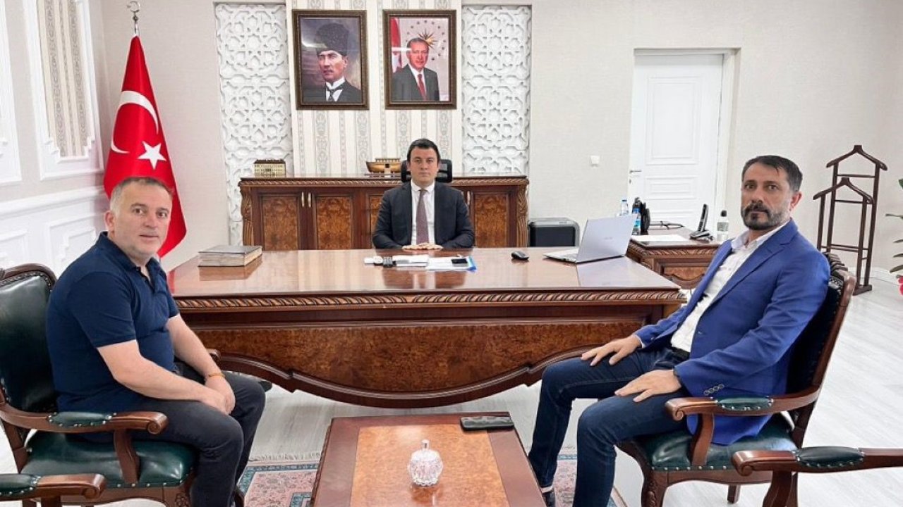 Patnos Gazeteciler Cemiyetinden Kaymakam Dertlioğlu’na Ziyaret