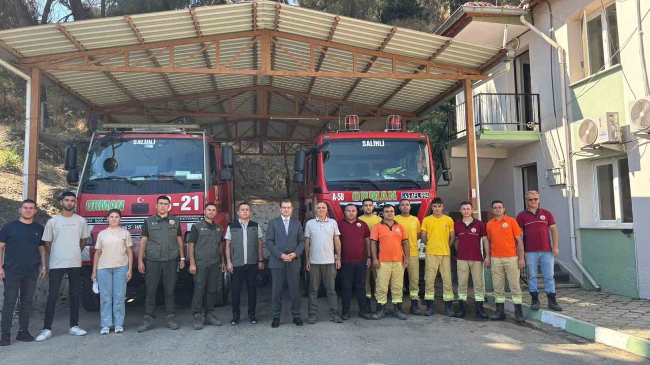Salihli Kaymakamı Güldoğan, ateş savaşçılarını unutmadı