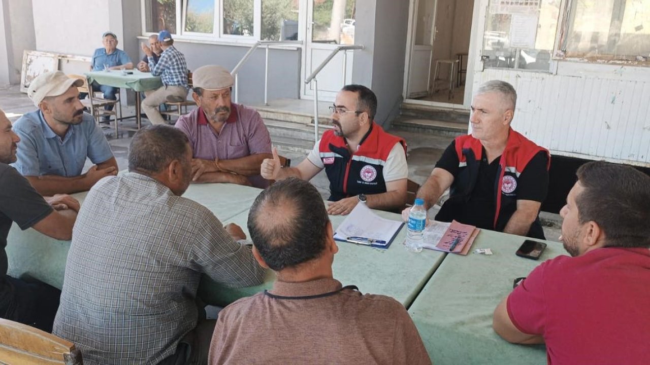 Nazilli’de çiftçilere hayvan hastalıkları ve süt hijyeni eğitimi