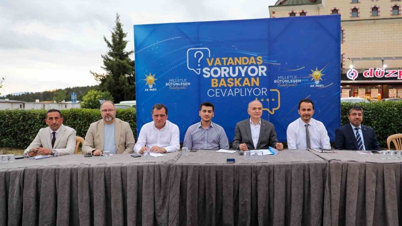 Başkan Özlü, halk buluşmalarına devam ediyor