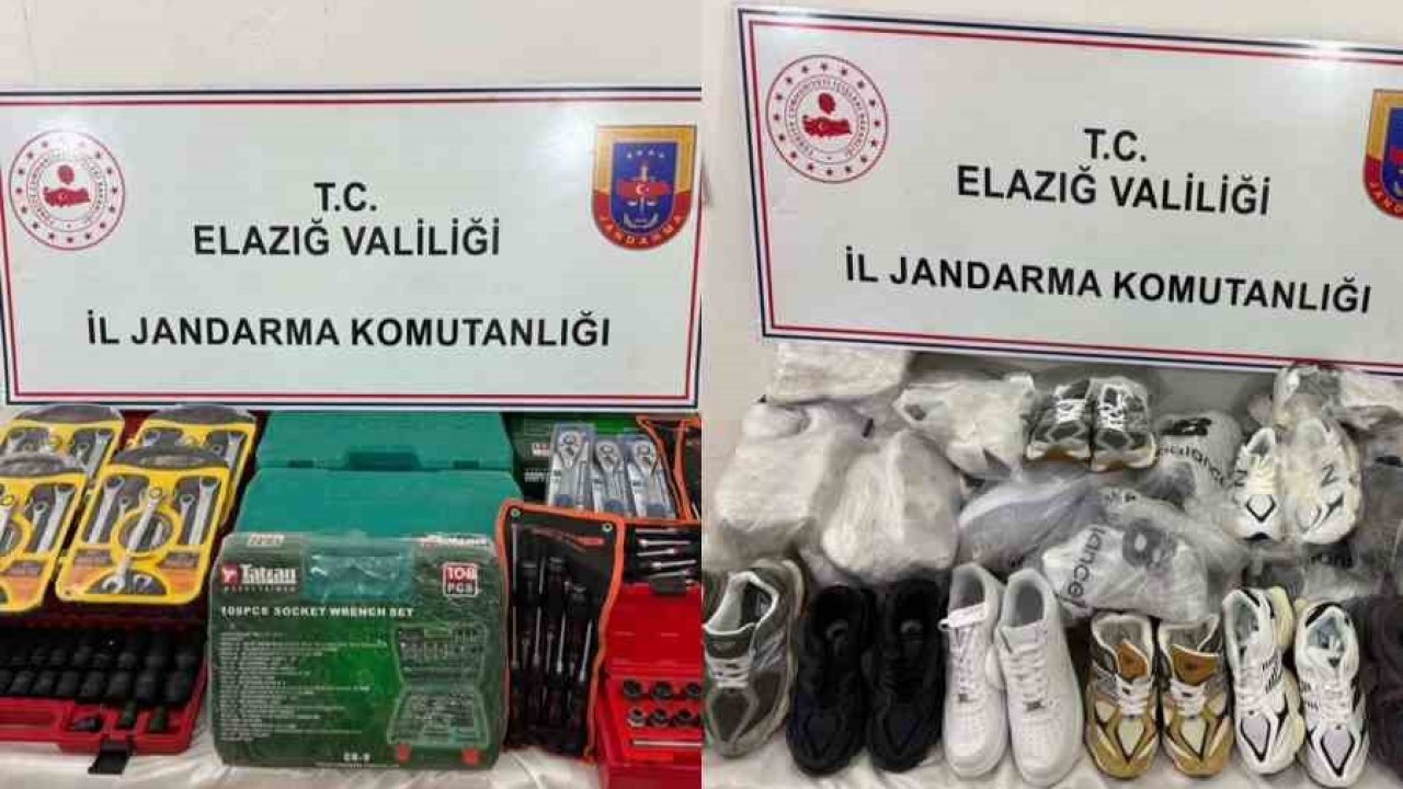 Elazığ’da gümrük kaçağı ürünler ele geçirildi