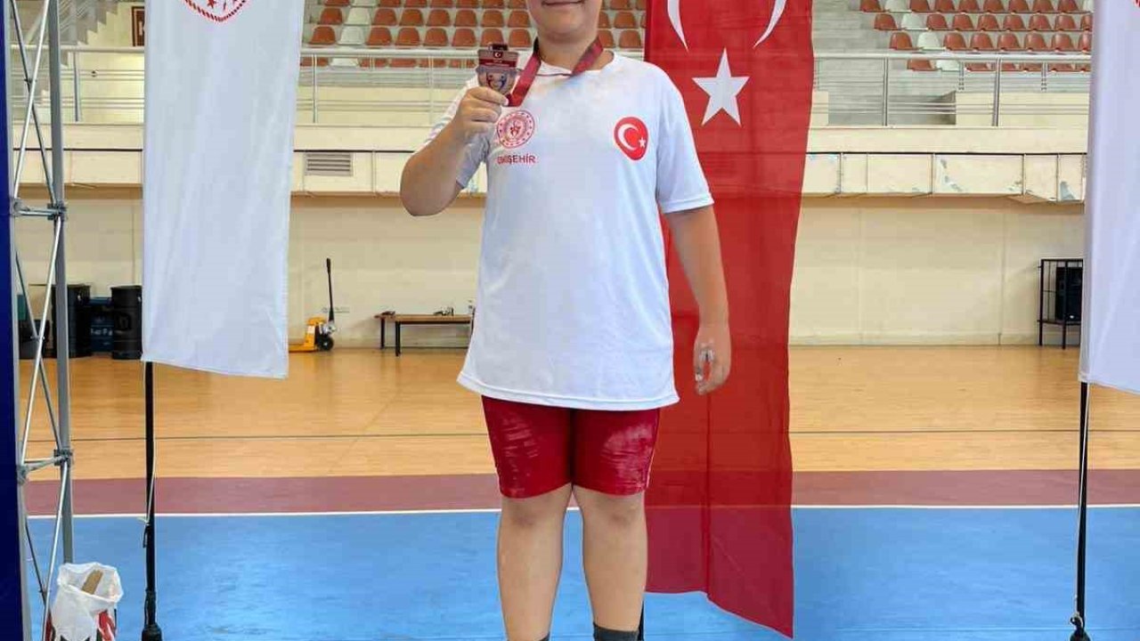 Genç sporcu, Türkiye 3’üncüsü oldu