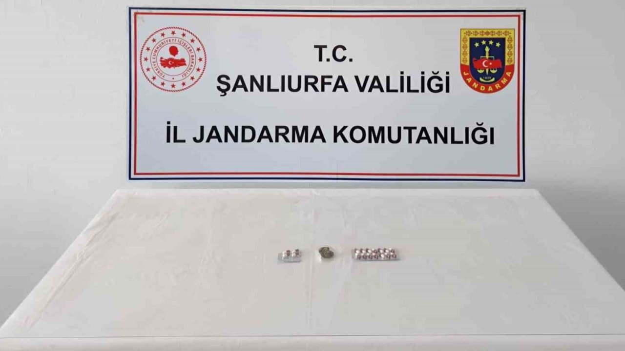 Şanlıurfa’da jandarmadan uyuşturucu operasyonu