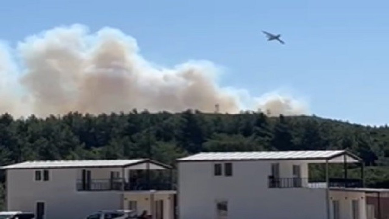 Urla’daki yangında ekip sayısı artırıldı