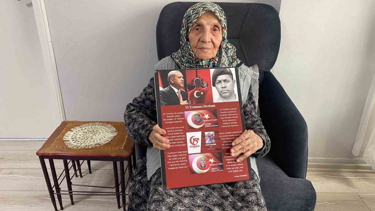 15 Temmuz’da 2 oğlu ve damadını şehit veren 99 yaşındaki Muzaffer Gülşen’in gözyaşları dinmiyor