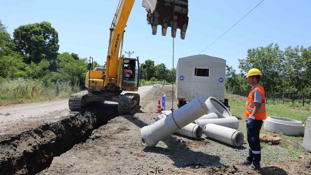 Tekkeköy’e yeni atık su hattı